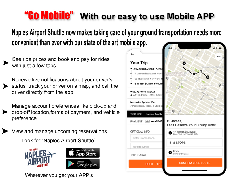 Naples Airport Shuttle on Facebook